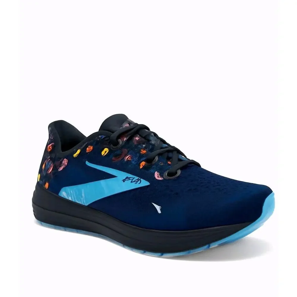 Men's Brooks Launch 9 Blue Trix Lucky Charm Running Shoes Sneakers Size 12 M